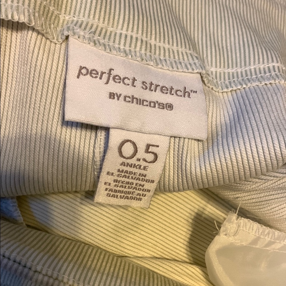 Chico's Perfect Stretch Ankle Pants - Cream